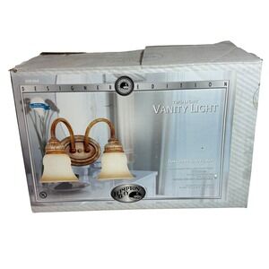 Hampton Bay‎ Two Light Vanity Light Tuscan Patina Finish